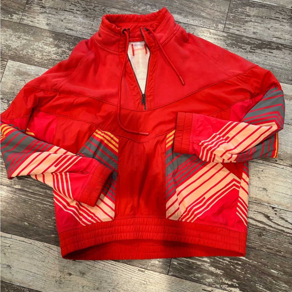 FP Movement by Free People Red & Pink Ski Pullover Jacket